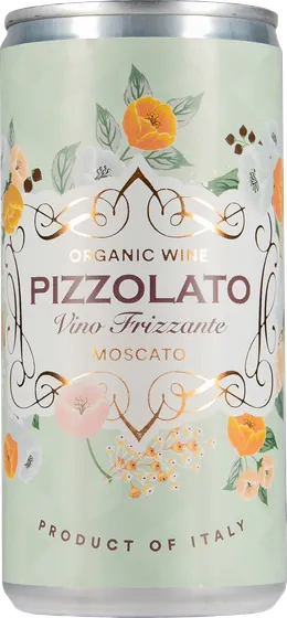 Pizzolato Organic Frizzante Moscato tölkki