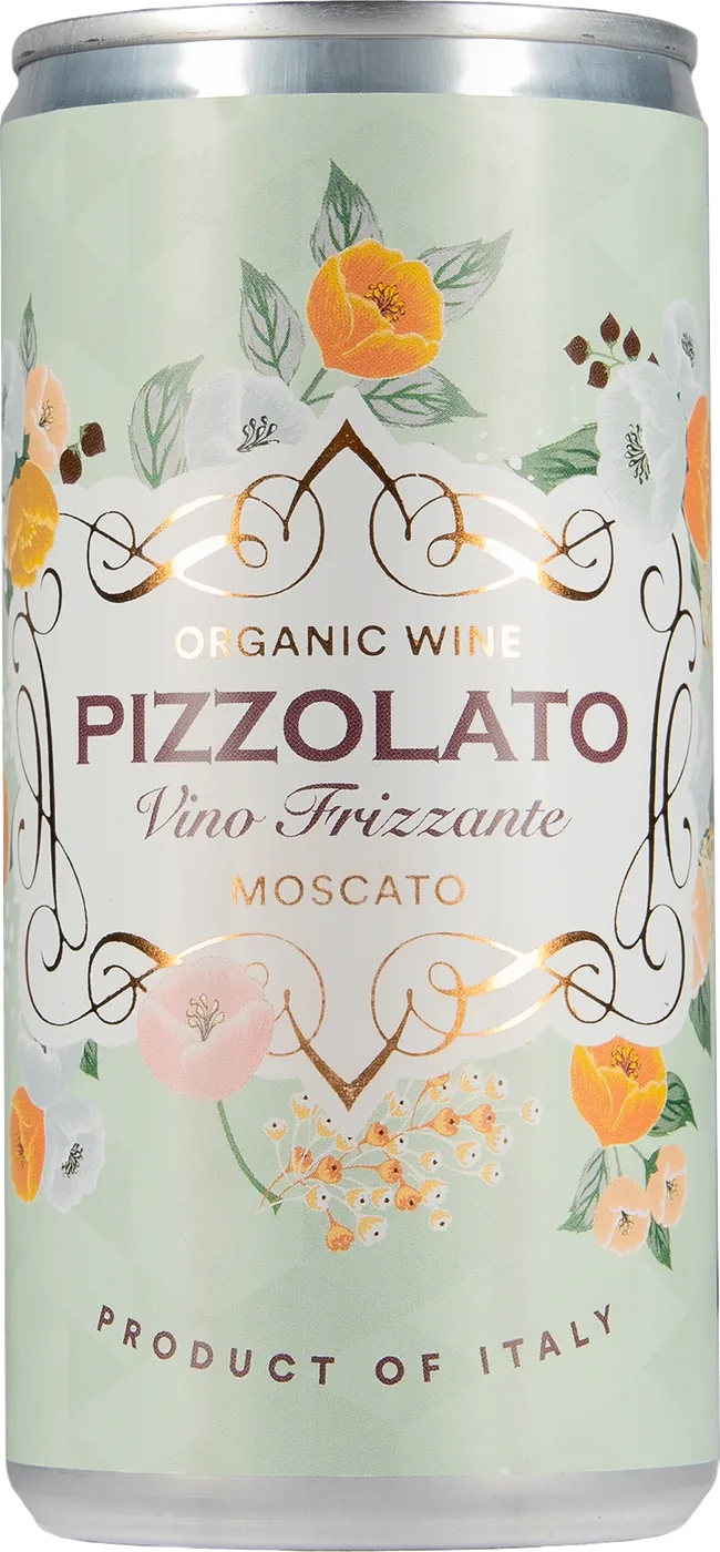 Pizzolato Organic Frizzante Moscato tölkki